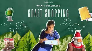 Craft shopping malayalam  shopping haul  xmas shopping malayalam craft xmas art craftshopping [upl. by Ahseenat]