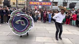 Jarabe Tapatio Best Mexican Dance ever in Bryant Park NYC on Cinco De Mayo celebration [upl. by Olzsal]