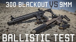 300 BLACKOUT vs 9MM  Ballistic Gel Test  Tactical Rifleman [upl. by Giamo]