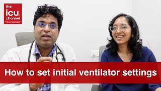 How to set initial ventilator settings after intubation in ICU amp ED [upl. by Barnebas]