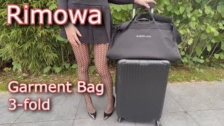 RIMOWA  UNBOXING amp REVIEW  Garment Bag 3fold [upl. by Natalina209]