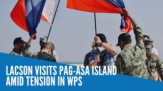 Lacson visits Pagasa Island amid tension in WPS [upl. by Ahsiened]