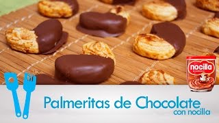 Palmeritas de Hojaldre con chocolate [upl. by Imelida]