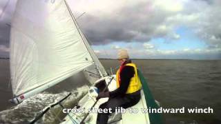 J80 Solo upwind 1015 knots [upl. by Sumetra320]