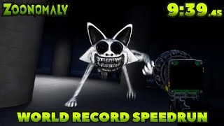 ZOONOMALY  World Record Speedrun No Cheats [upl. by Ydnerb]