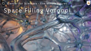 Blender for Scientists  Easy Space Filling Voronoi for 3D Printing and Figures [upl. by Natalee743]