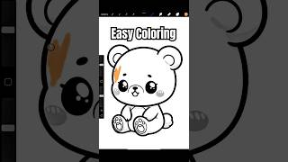 How to color easily on procreate ✨ art drawingtutorial arttutorial drawing procreate coloring [upl. by Stanwinn]