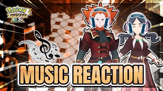 🎵 Reacting to Decisive Lysandre and Kalos Elite Four Themes  Pokemon Masters EX Music Reaction [upl. by Siver]