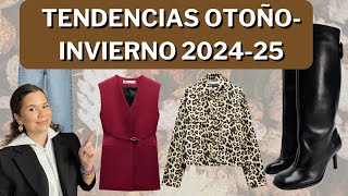 Tendencias OTOÑOINVIERNO 2024  2025  Lo ÚLTIMO en la MODA [upl. by Wood]