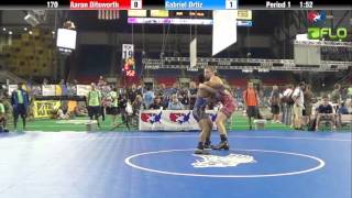 Cadet 170  Aaron Ditsworth Illinois vs Gabriel Ortiz Arizona [upl. by Etnahs]