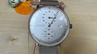 Junghans Max Bill Regulator Silver Dial [upl. by Eiffe]