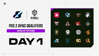 PGS 2 APAC Qualifiers グループステージDay1│上位8チームがFinalsに進出！ PUBGJAPAN ​ [upl. by Draneb]