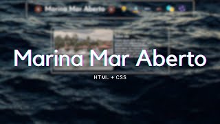 ⛵ Marina Mar Aberto ⛵ [upl. by Pawsner]