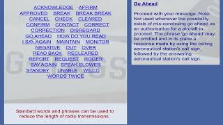 ATPL Training VFR RT Communications 20 General Phraseology Introduction [upl. by Etnaled337]