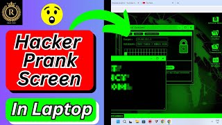 Hacker Prank Screen  Geek Prank Hacker Screen Kaise Use Kare [upl. by Lebatsirc]