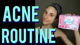 Acne skin care routine with a dermatologist 🙆 [upl. by Ekud228]