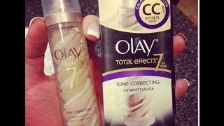 Olay Total Effects CC Cream Review amp Application [upl. by Naellij]