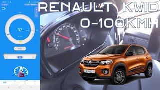 Renault Kwid 0 a 100kmh 062MPH dragy [upl. by Iris]