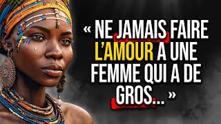 Proverbes et dictons africains sur lintimité sexuelle lamour le mariage  Citations africaines [upl. by Arraes632]