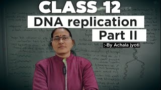 DNA Replication Part 2 Chapter 5 Class 12th Biology [upl. by Noslien]