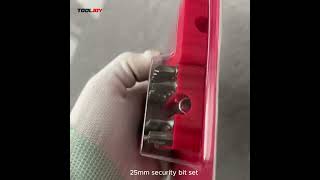 25mm security bit set screwfactory screwmanufacture tools screwdriver [upl. by Ilsel]