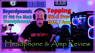 DT990 pro Headphone amp DX3 Dac Amp review beyerdynamic dx3 headphones [upl. by Aihseyk604]