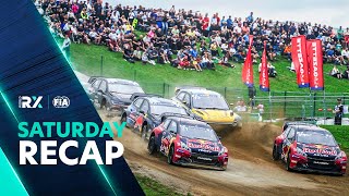 Saturday Highlights  World RX of Benelux 2024 [upl. by Dranal]