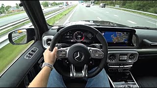 The New Mercedes AMG G63 G Class Test Drive [upl. by Ettelliw]