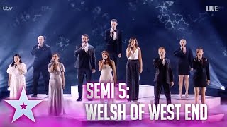 Welsh of the West End Group BLOWS JUDGES AWAY With quotYou Will Be Foundquot  Semi Finals BGT 2022 [upl. by Louise]