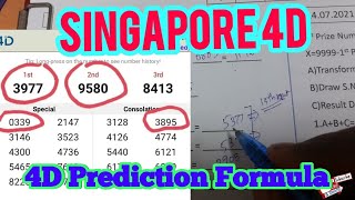 Singapore 4d Prediction Formula singapore 4d prediction formula [upl. by Thorfinn]