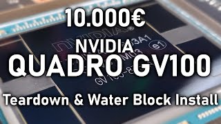 Working on a 10000€ NVIDIA Quadro GV100 Graphics Card [upl. by Clayson609]