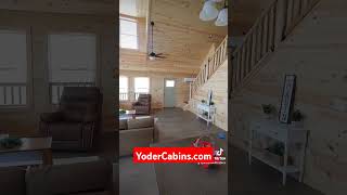 airbnb cabinhome modularhomes realestate cabinstyle prefabhomes amishcabin prefabhouses [upl. by Asssilem]