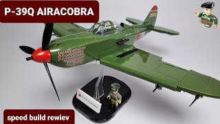 P30Q AIRACOBRA  COBI 5747 speed build rewiev cobi planes [upl. by Nrevel148]