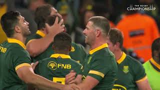 Highlights Springboks v New Zealand in Cape Town [upl. by Hibben]