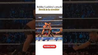 Brock Lesnar Vs Bobby Lashley 🔥😱💯 [upl. by Cirdek744]