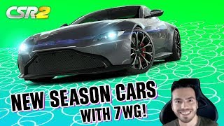 CSR2  NEW SEASON CARS WITH 7WORLDSGAMING [upl. by Nonnaehr]