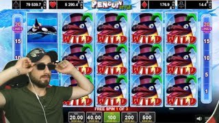 PENGUIN STYLE  SUPER BONUS   100₾ და 200₾ ბეთზე ბონუსები [upl. by Adnav]