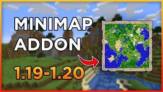 Minimap AddOn for Minecraft  Minecraft Bedrock 119  120 [upl. by Bartolomeo429]