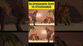 Who wins Struthiomimus Rhamphorhynchus Stegoceratops Dilophosaurus Gen2 Stegosaurus [upl. by Milo116]