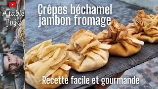 Crêpes jambon fromage [upl. by Oakie818]