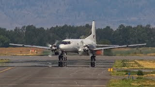 KF Aero Convair 580 Steep Approach and Landing at Kamloops Airport [upl. by Lotta]