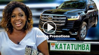 Angella Katatumba Shows off Her Personalized Brand new Land Cruiser V8 Am Single and Searching [upl. by Enitsenre]