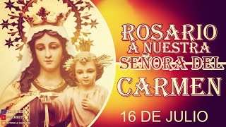 VIRGEN DEL CARMEN ROSARIO 16 de julio [upl. by Nimocks]