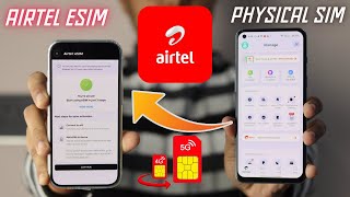 Airtel eSim Activation 2024  Airtel eSIM Activate Kaise Kare  How to Activate esim in iphone [upl. by Reeve]