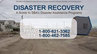 A Guide to SBA’s Disaster Assistance Program [upl. by Gertruda891]