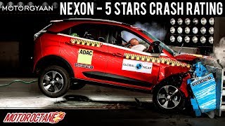 Tata Nexon  5 Star crash  Marazzo  4 star  Hindi  MotorOctane [upl. by Sivahc]