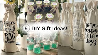 Christmas DIY Gifts Soap Jam amp Dog Cookies with Cricut Christmas Cards Gift Tags Wine Bags ASMR [upl. by Eirlav]