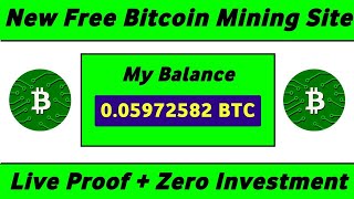 Free Cloud Mining SiteFree Bitcoin Mining Site Without InvestmentEarn Free Btc Make Money Online [upl. by Llarret]