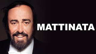 Mattinata backing track karaoke instrumental Leoncavallo Pavarotti [upl. by Cailean234]