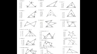 EJERCICIOS BASICOS DE TRIANGULOS [upl. by Mailliwnhoj]